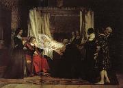 Eduardo Rosales Gallinas The Testament of Isabella the Catholic oil painting artist